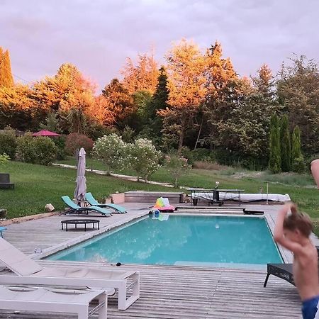 אקס-אן-פרובאנס Chalet Bois Cosy Avec Piscine Aix Nature מראה חיצוני תמונה